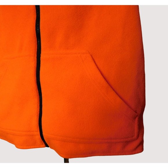 RedHead Realtree Reversible Hunting Vest M Brown Camo Orange Sleeveless Pockets - Picture 8 of 10